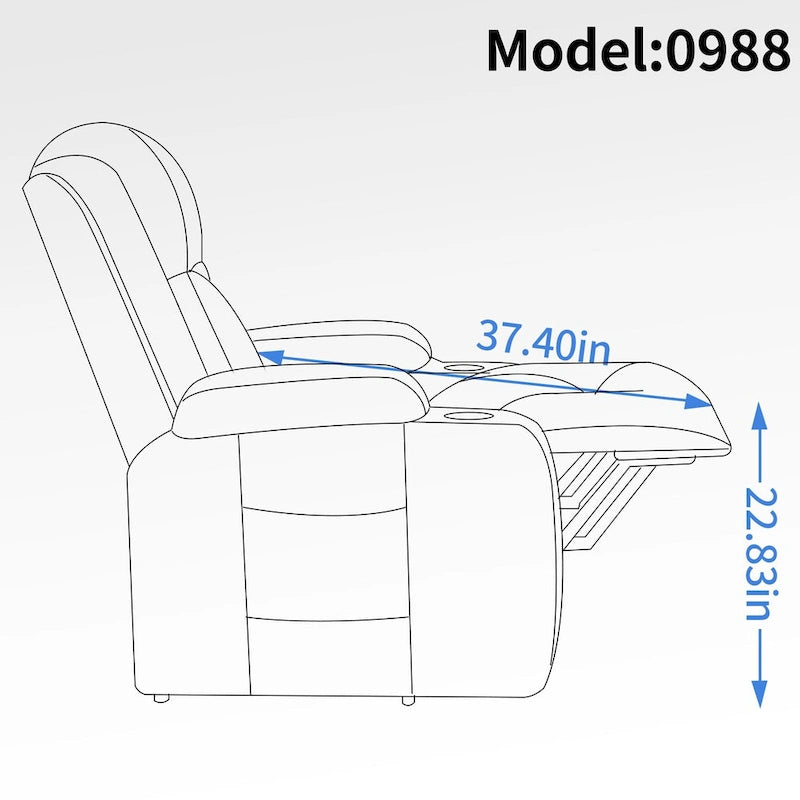 Sillón reclinable eléctrico elevador de posición infinita para personas mayores, con masaje vibratorio de 8 puntos y calefacción lumbar, puerto de carga USB