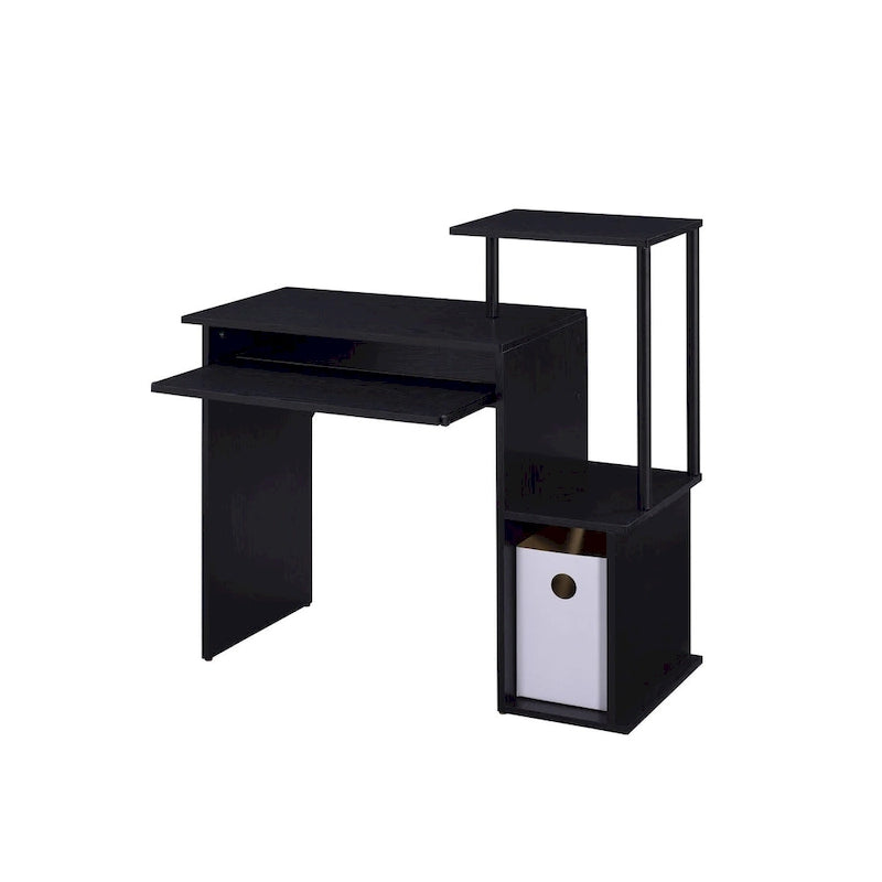 Escritorio negro para computadora de 37