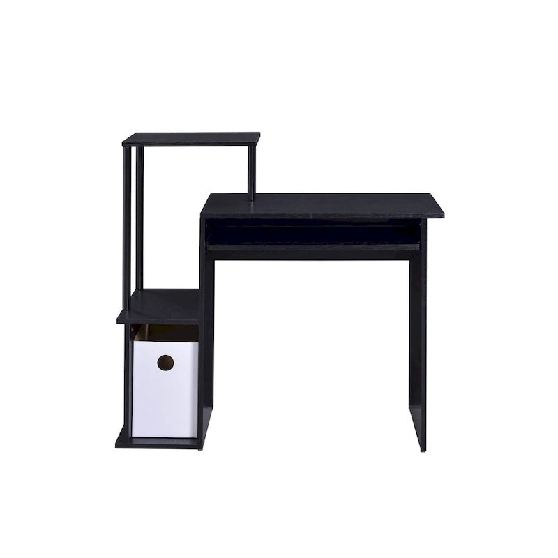 Escritorio negro para computadora de 37