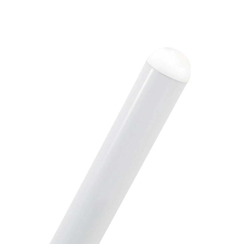 Silla auxiliar moderna y elegante con respaldo de ratán y patas de acero blanco para comedor y cocina, juego de 2