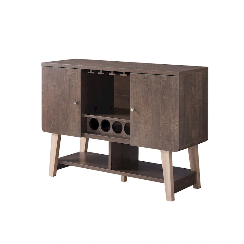 Credenza moderna per buffet a 4 bottiglie