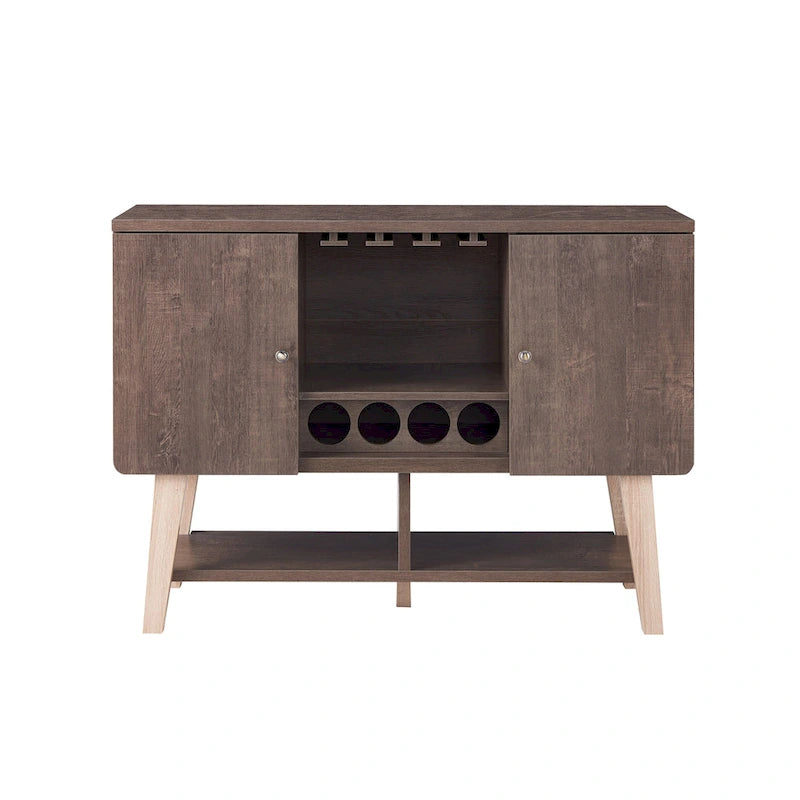 Credenza moderna per buffet a 4 bottiglie