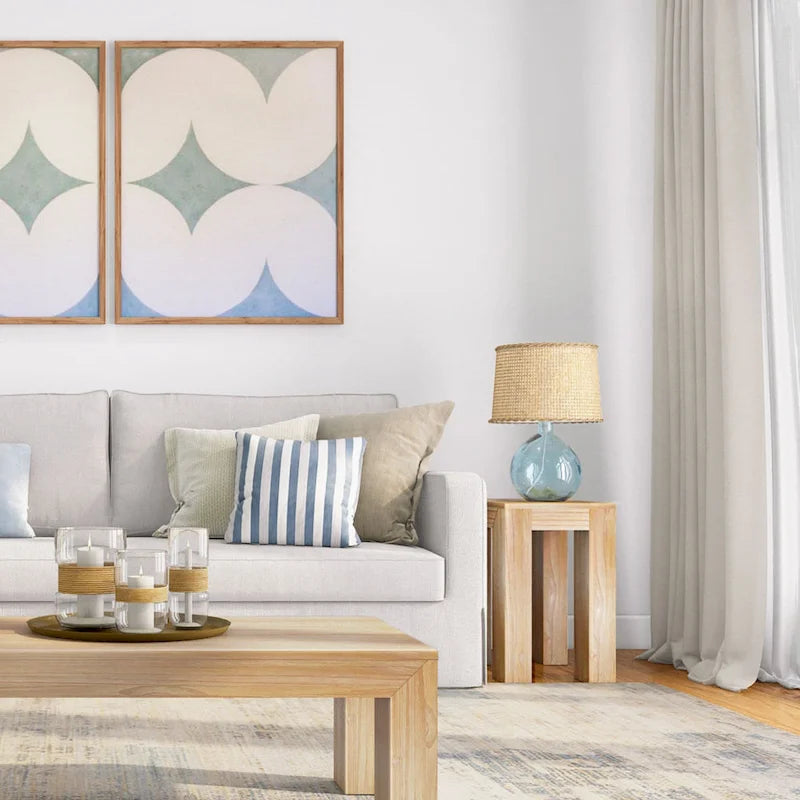 Mesa auxiliar rectangular moderna de estilo minimalista - 25
