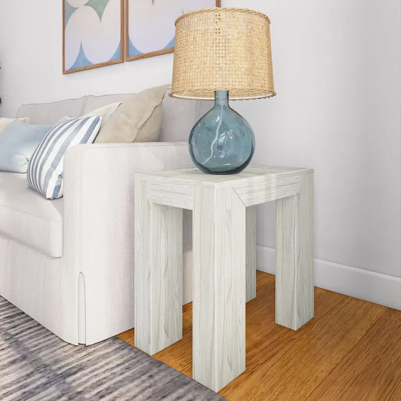 Mesa auxiliar rectangular moderna de estilo minimalista - 25