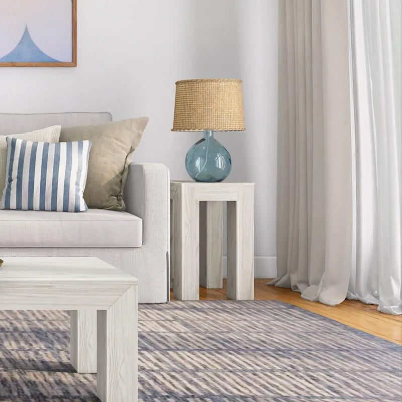Mesa auxiliar rectangular moderna de estilo minimalista - 25