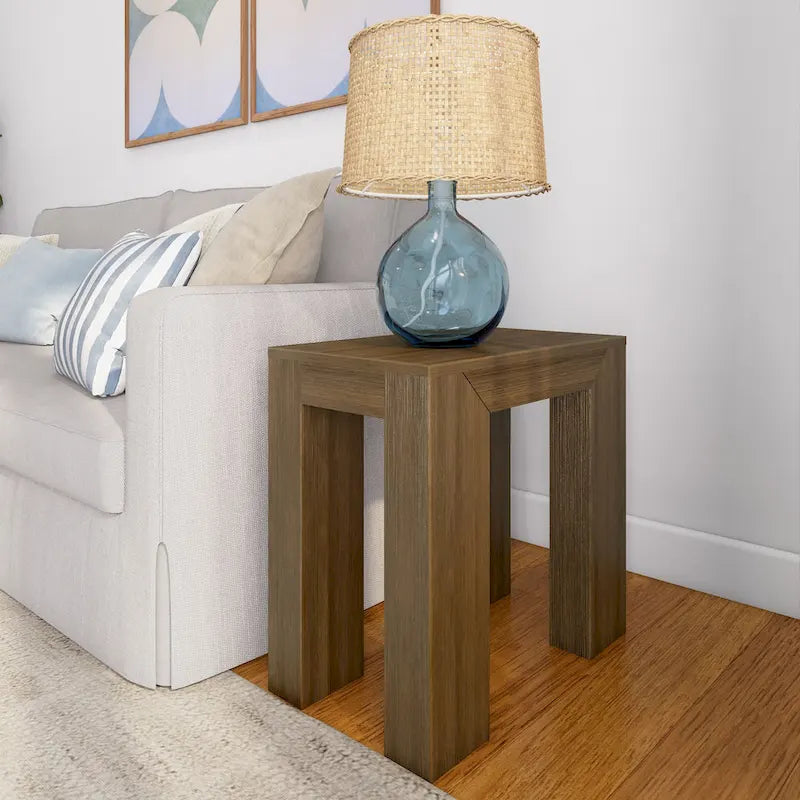 Mesa auxiliar rectangular moderna de estilo minimalista - 25