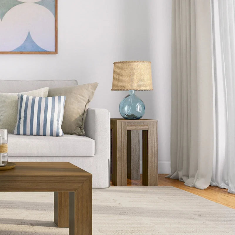 Mesa auxiliar rectangular moderna de estilo minimalista - 25