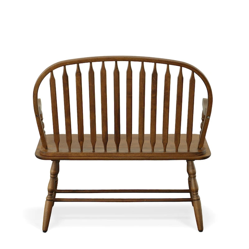 Banco de estilo tradicional vintage de madera maciza
