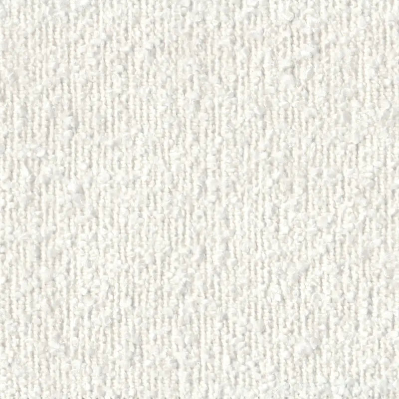 Otomana blanca de estilo minimalista