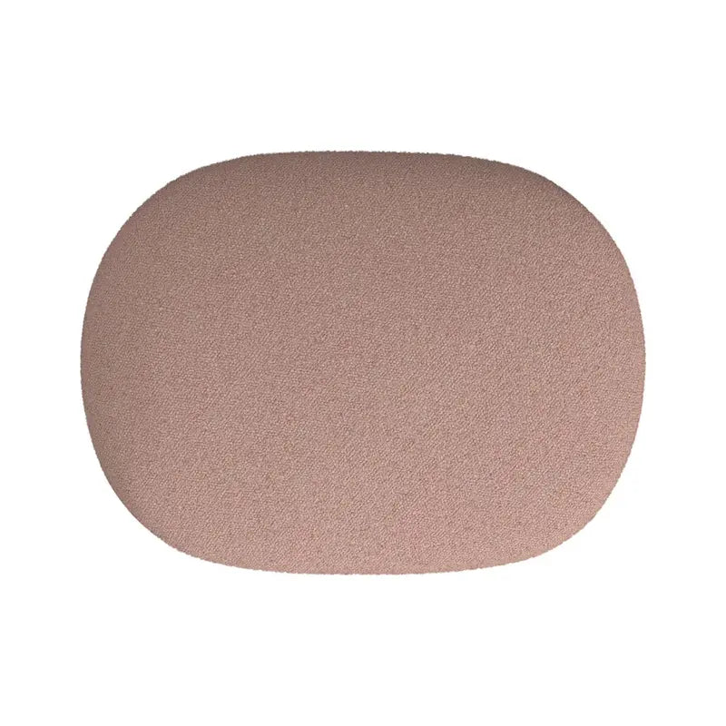 Otomana blanca de estilo minimalista