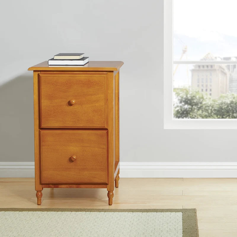 Knob Hill File Cabinet in Antique Cherry Finish