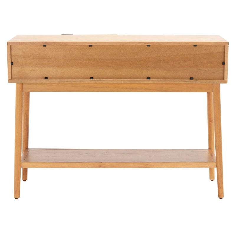 Mesa consola de ratán con 2 cajones - 42 pulgadas de ancho x 14 pulgadas de profundidad x 31 pulgadas de alto - 42Wx14Dx31H