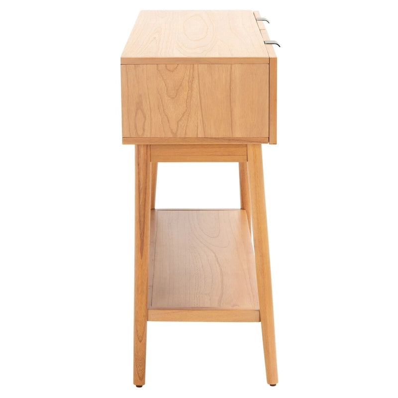 Mesa consola de ratán con 2 cajones - 42 pulgadas de ancho x 14 pulgadas de profundidad x 31 pulgadas de alto - 42Wx14Dx31H
