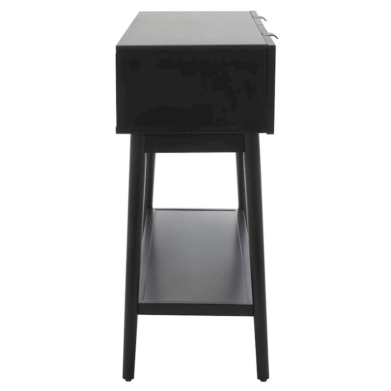 Mesa consola de ratán con 2 cajones - 42 pulgadas de ancho x 14 pulgadas de profundidad x 31 pulgadas de alto - 42Wx14Dx31H