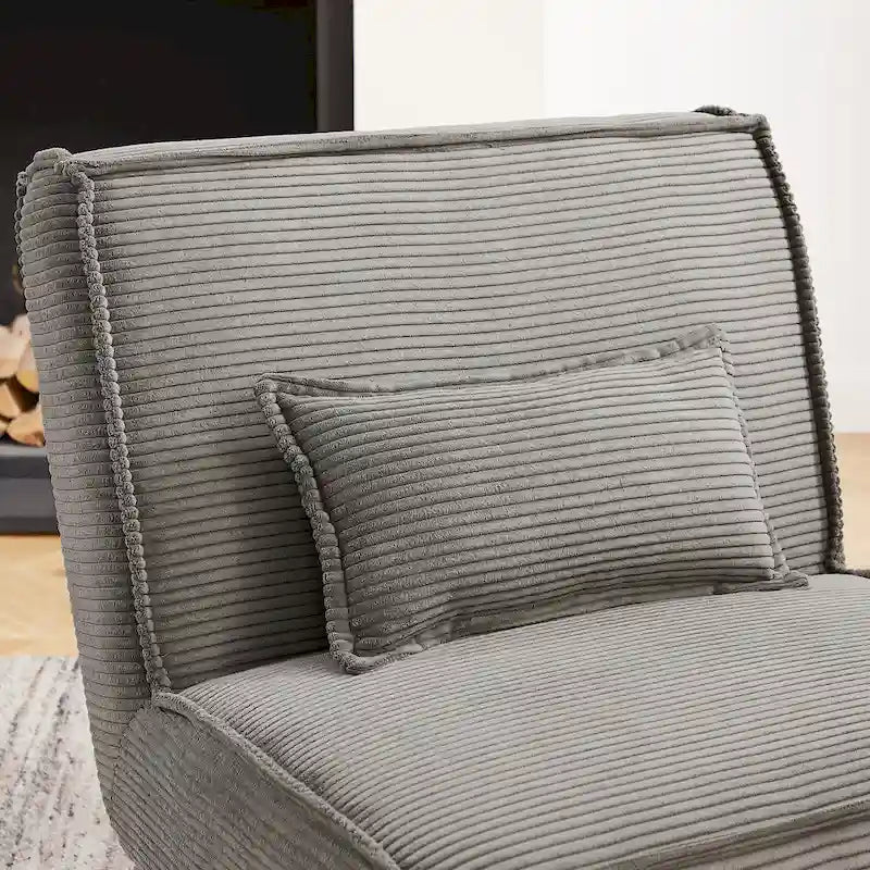 Set di 2 poltrone decorative in poliestere dallo stile rétro