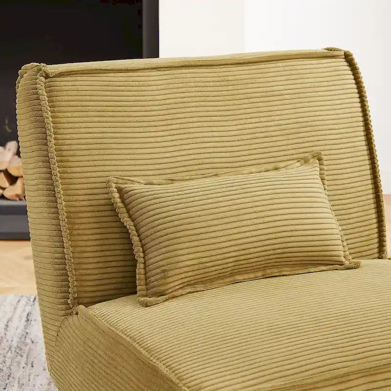 Set di 2 poltrone decorative in poliestere dallo stile rétro