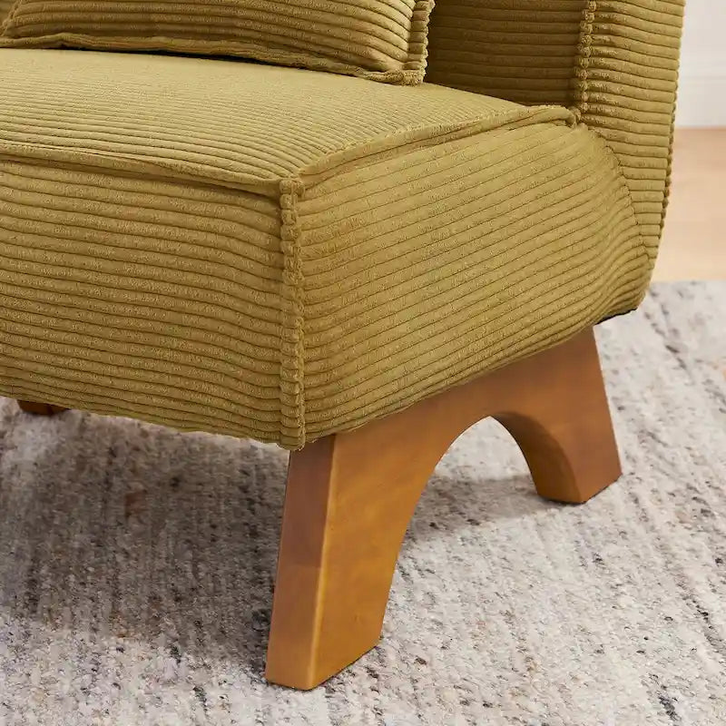 Set di 2 poltrone decorative in poliestere dallo stile rétro