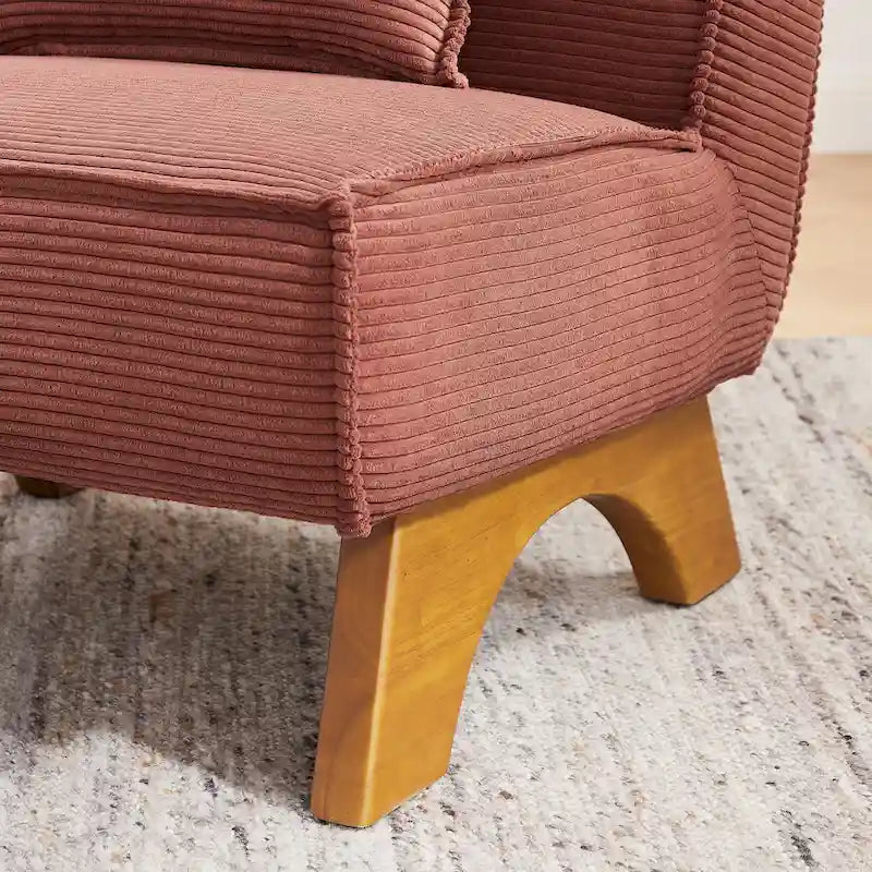 Set di 2 poltrone decorative in poliestere dallo stile rétro
