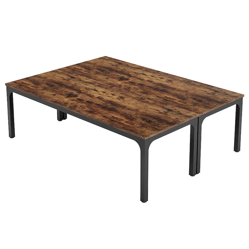 6.5FT Conference Meeting Seminar Business Table Set for 8-12 Person (Set of 2)