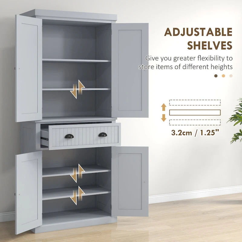 Mobile dispensa da cucina da 72 con 4 ante